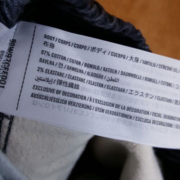 ABERCROMBIE Boys Shorts Size 11 12 Gray Mineral Wash Chino Pull On Pockets - Picture 5 of 6